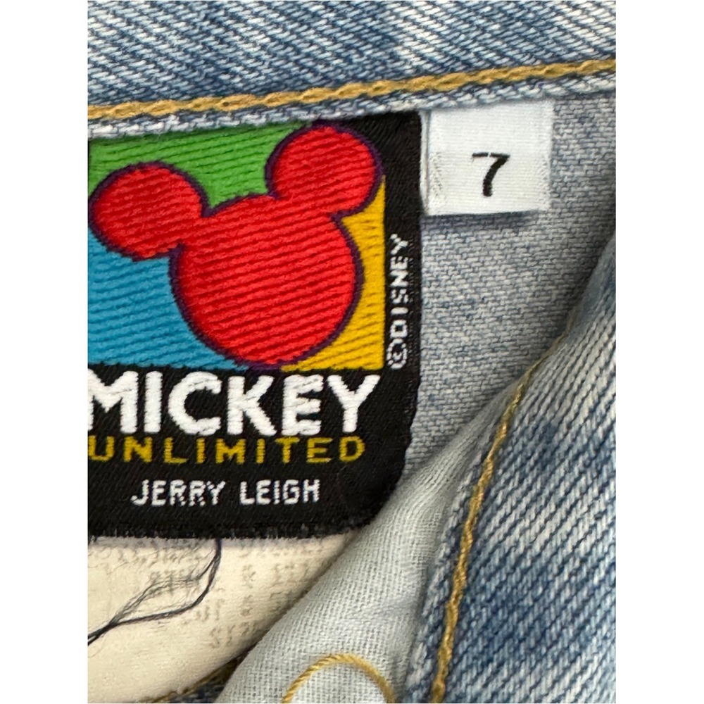 VTG 90s Disney Jerry Leigh Light Waisted‎ Mom Jeans Size 26 Mickey Minnie Goofy - Picture 9 of 10